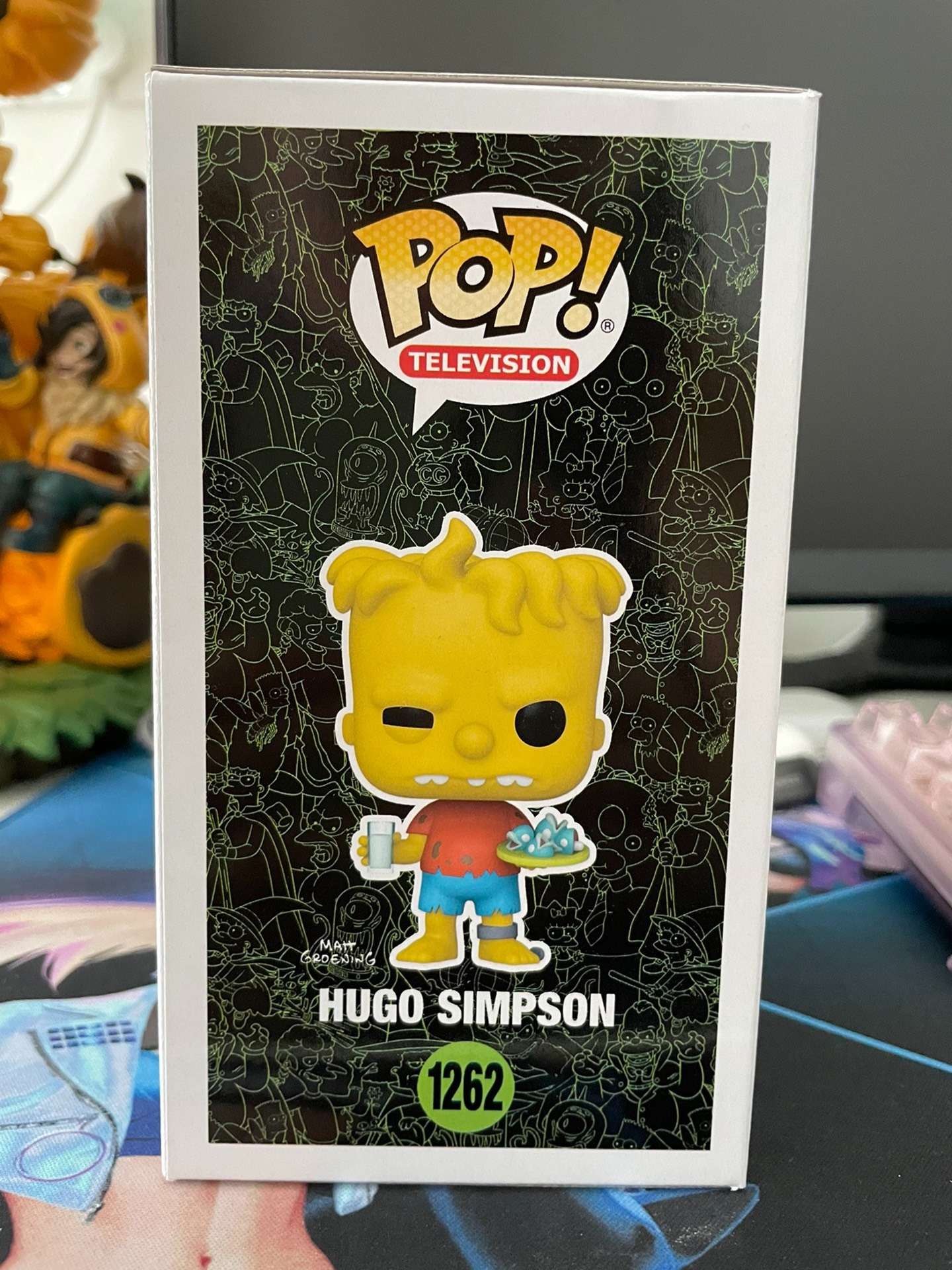 Os Simpsons Boneco de Ação Funko Pop Hugo Simpson Modelo Bruxa Maggie Enfeite Esqueleto Marge Decoração Brinquedos Escultura Bonecos Presente