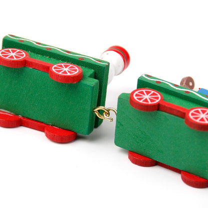 Wooden/Plastic Train Christmas Ornament Merry Christmas Decoration For Home 2025 Xmas Gifts Noel Natal Navidad New Year 2026