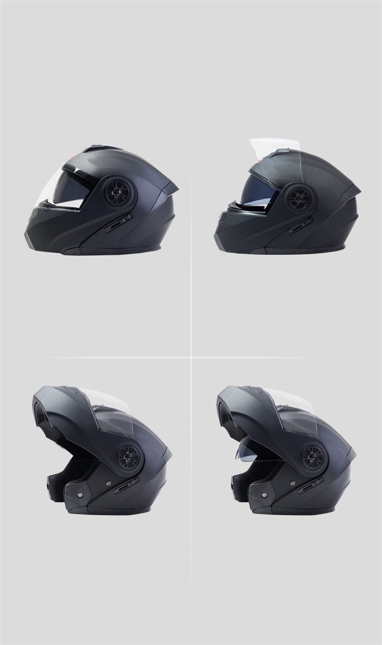 BLD Capacete Fechado Personalizado para Moto Masculino Feminino Capacete Moderno com Viseira Dupla Motocross Corrida Articulado Casco Moto