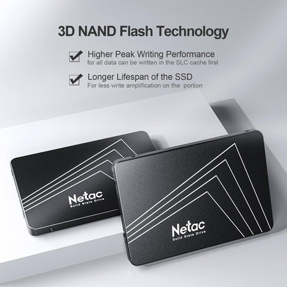 Netac SATA SSD Hard Drive 128GB 256GB 512GB 1TB 2TB SATA3 2.5Inch Disks Laptop Internal Hard Drive HDD Hard Disk for PC Laptop