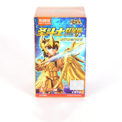 Blokees Gold Saint Boneco de Ação DIY Brinquedos de Montar Seiya Shiryu Hyoga Dohko Camus Shina Coleção de Blocos de Montar