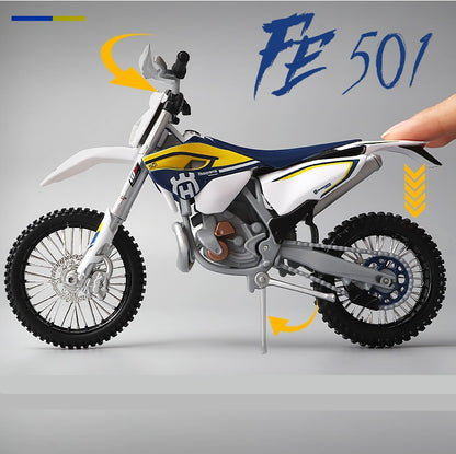 Maisto 1:12 Husqvarna FE 501 Liga de Moto Off-road Modelo de Carro de Simulação de Moto de Corrida Coleção de Modelo de Brinquedo Infantil Presente
