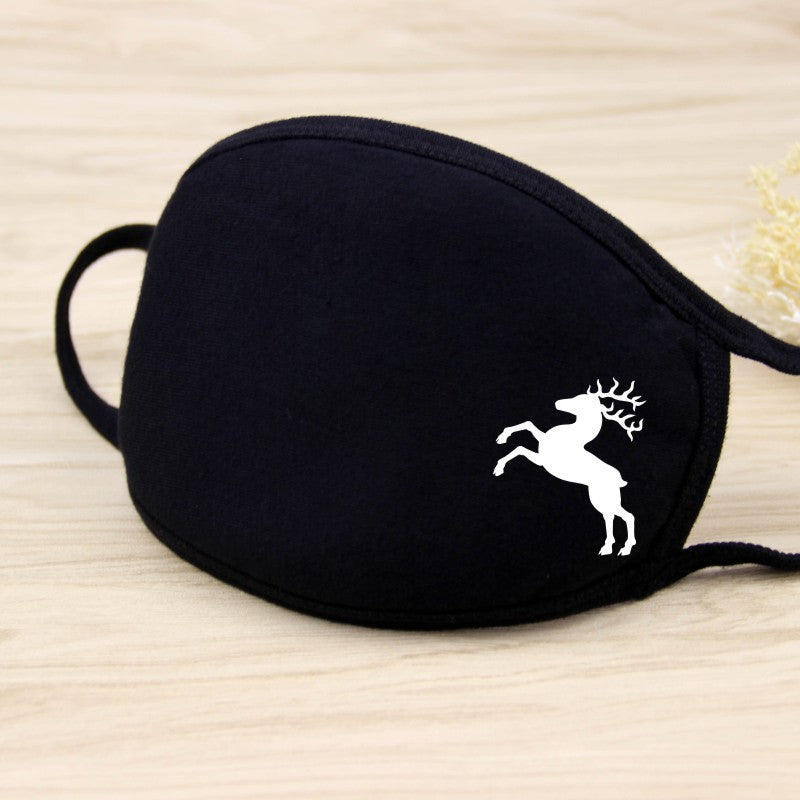 Anti Dust Mouth Mask K/DA KDA Akali Mask Cosplay Akali Assassin Cosplay Face Masks  Cotton Dustproof Warm Mask