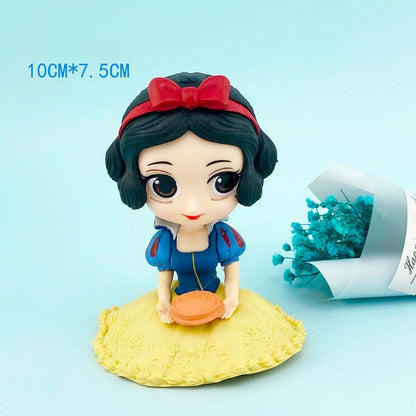 Princesa Disney Ariel Rapunzel Cinderela Sereia Anna Elsa Bela Sofia Branca de Neve Mulan A Pequena Sereia Bonecos Brinquedos Presente Infantil