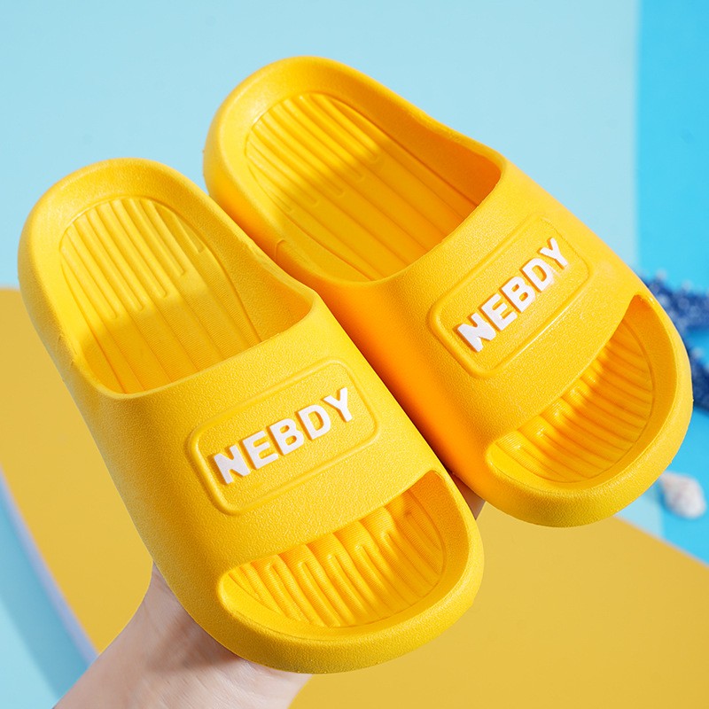 Children's Slippers for Summer Boys and Girls Indoor Bathroom Soft-Soled Thickened Anti-Slip Baby Slippers and Cool Sandals