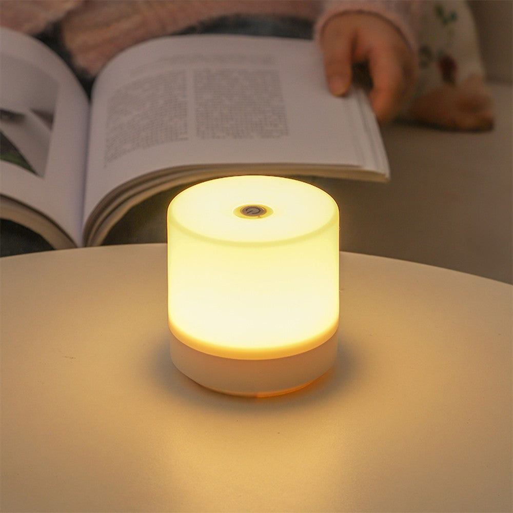Touch Rechargeable LED Bedside Lamp 3 Colors USB Stepless Dimming Night Light Eye Protection For Bedroom Reading Table Lamp
