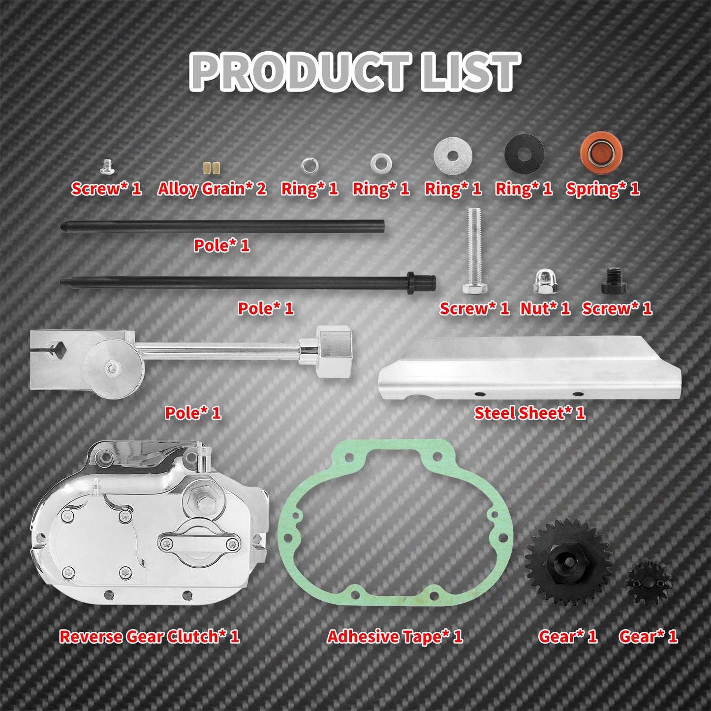 Embreagem de marcha à ré que economiza mão de obra para motocicleta, refit da embreagem de velocidade traseira para Harley Touring Street Glide FLH 08-23 Softail Breakout