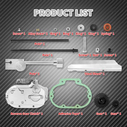 Embreagem de marcha à ré que economiza mão de obra para motocicleta, refit da embreagem de velocidade traseira para Harley Touring Street Glide FLH 08-23 Softail Breakout