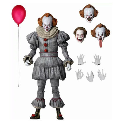 Neca Pennywise Coringa Figura Stephen King'S A Coisa Pennywise Coringa Palhaço Modelo Brinquedo De Terror De Halloween Presentes Colecionáveis De Natal