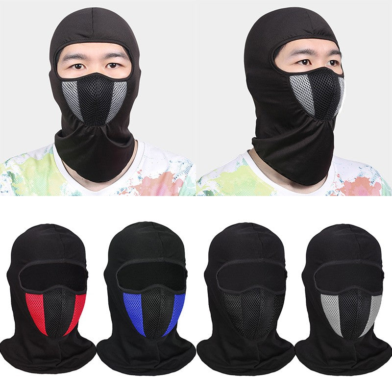 Balaclava Respirável Máscara Facial Completa de Motocicleta Touca Gorro Crânio Motocross Capacete de Moto Motoqueiro Pescoço Rosto Capuz Máscara de Moto