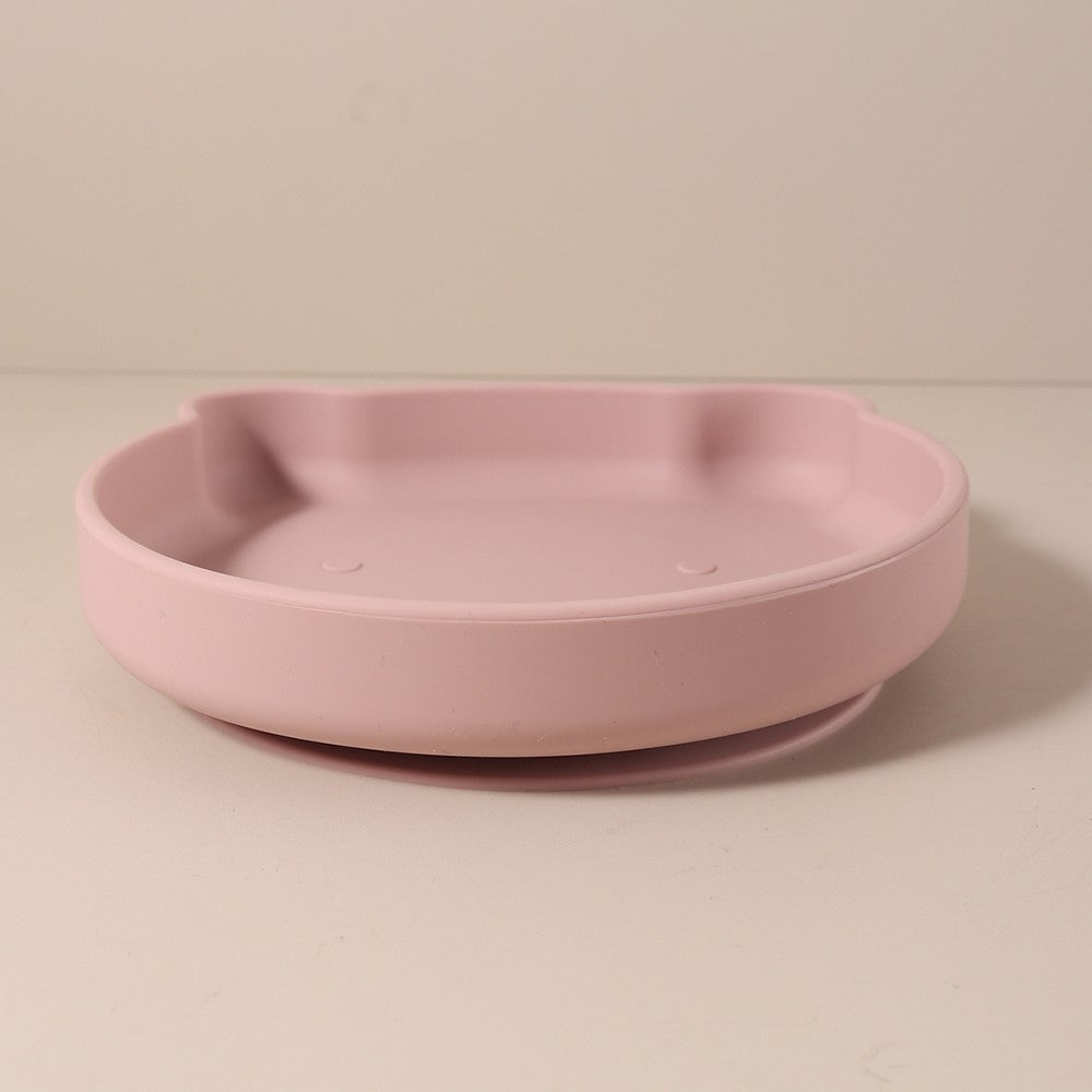 Personalised baby bear shape silicone feeding plate My First Bear Plate | Custom Name & Strong Suction for Easy Feeding