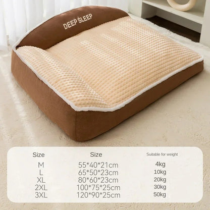 Cama de Cachorro Pequeno para Inverno Pet Sofá Quente Cesta de Halloween Tapete Médio Almofadas Almofada Grande Acessórios para Filhotes Cama para Cães Grandes