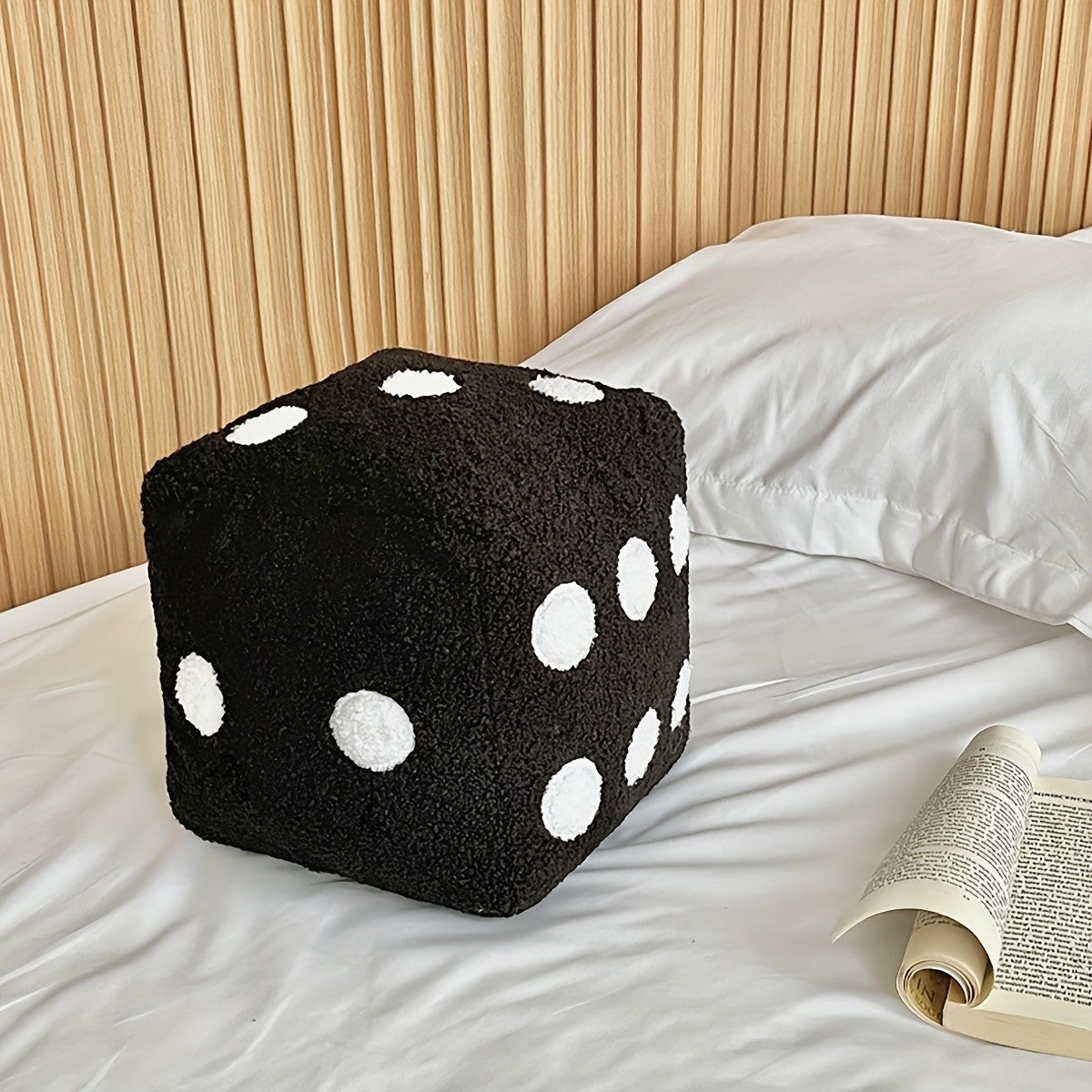 Creative Minimalist Home Pillows Fun Simulation Dice Plush Toys Sofa Cushions Mats Floor Mats Soft Decorative Dice Throw Pillow