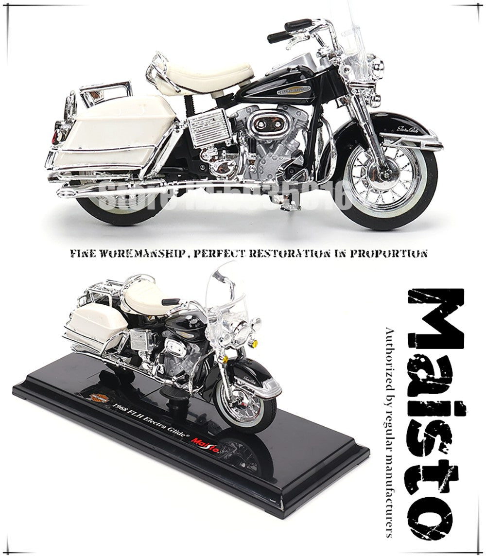 Maisto 1:18 Harley-Davidson Motorcycle 2022 Road King Fat Bob 114 Pan America 1250 Alloy Motorcycle Model Toy Car Collection