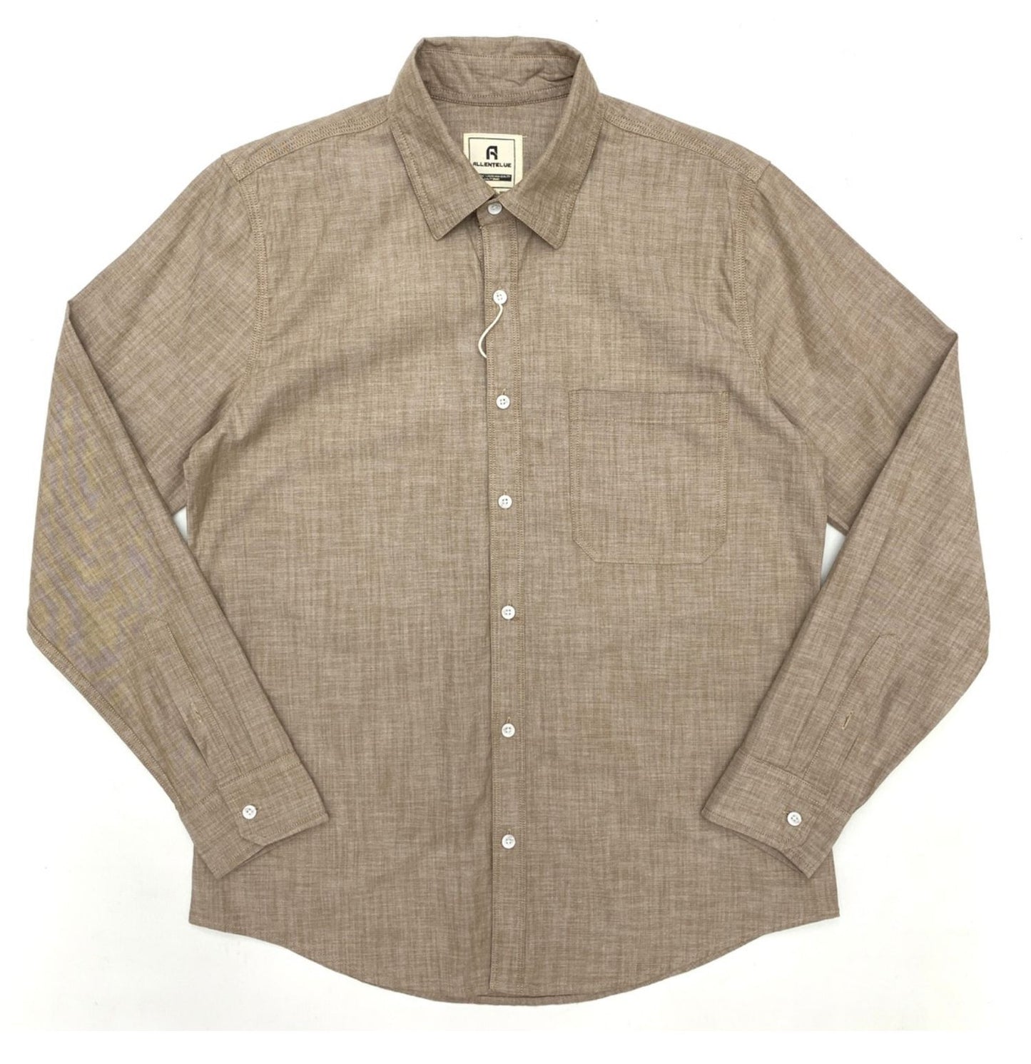 Sold Color Mens Cotton Linen Shirts Harajuku Casual Simple Comfortable Long Sleeve Loose Buttons Blouses Shirt With Chest Pocket
