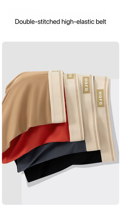 4pcs Men Underwear BoxerShorts Hombre Panties Man Breathable Underpants Sexy Sports Comfort U Convex Male Boxers Large Size 4XL