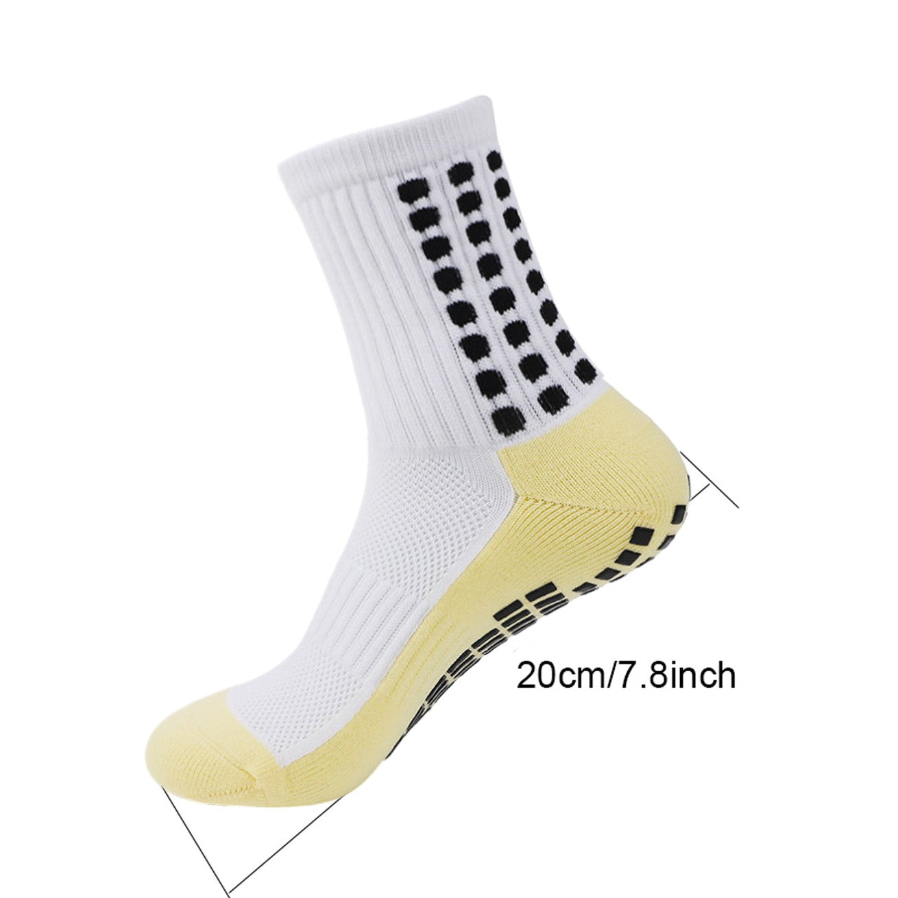 6/10/20Pairs Non Slip Grip Breathable Socks Men Women Professional Athletic Towel Bottom Shockproof for Football Basketball
