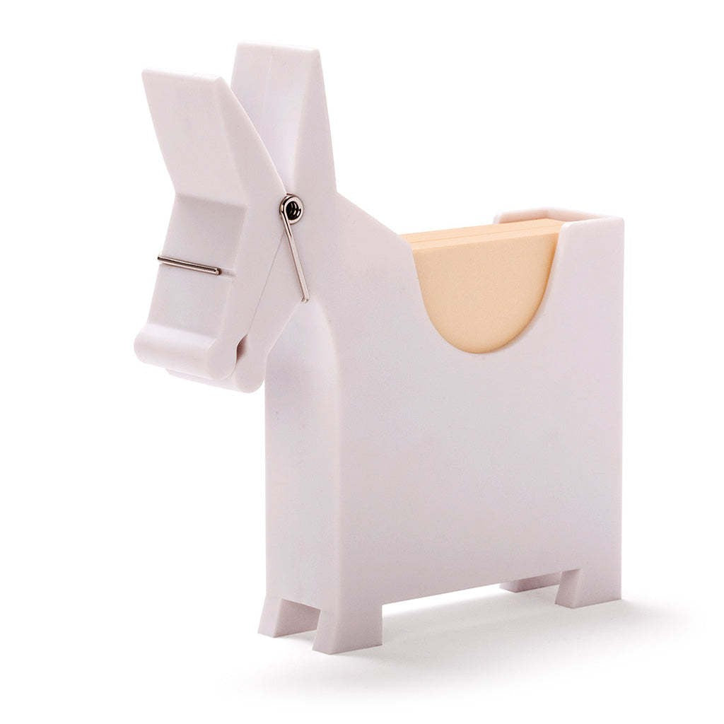 Cute rabbit desktop note holder (without notes), fun and practical home or office desk decoration, desk accessories