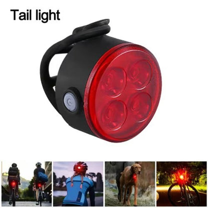 BUCKLOS Bike Lighting Front and Rear Lights Bicycle Lamp Led Cycling Light Bike Flashlight for Bicycle Front Taillight Lantern