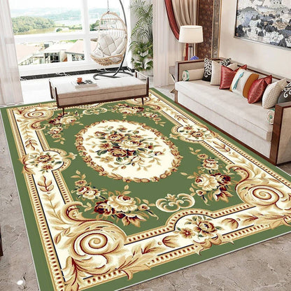 European Style Luxury Large Living Room Carpet Soft Large Area Decoration Home Floor Mats Bedroom Carpet Sofa Custom Floor Mats