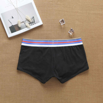 Men's fashion super cool European and American pure cotton boxers student youth underpants