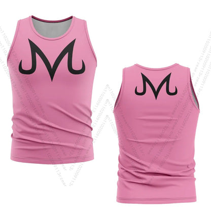 Goku Kame Kai Dragon Ball Anime Tank Top Men's Cosplay Print Gym T-shirt Exercise Casual Breathable Sports Kid Basketball Vest