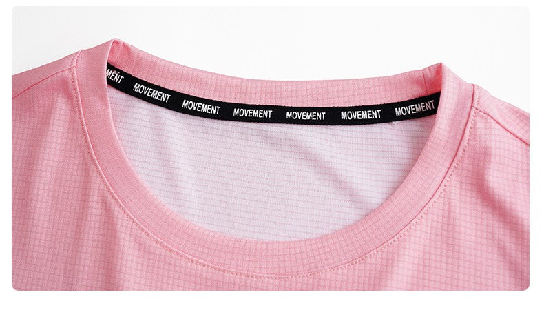 DRUR Women Running Set Quick Dry Loose Workout Outfit 2 Piece Tracksuit Summer Lightweight Gym Top Shorts Suit Badminton Apparel