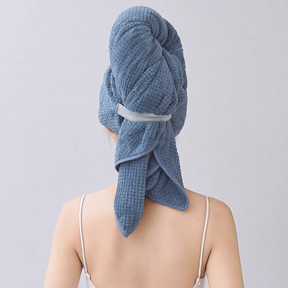 1pc Large Absorbent Hair Towel Microfiber Soft Drying Towel With Stretch For Wet Curly Hair Long Hair Anti-Frizz Drying Quick