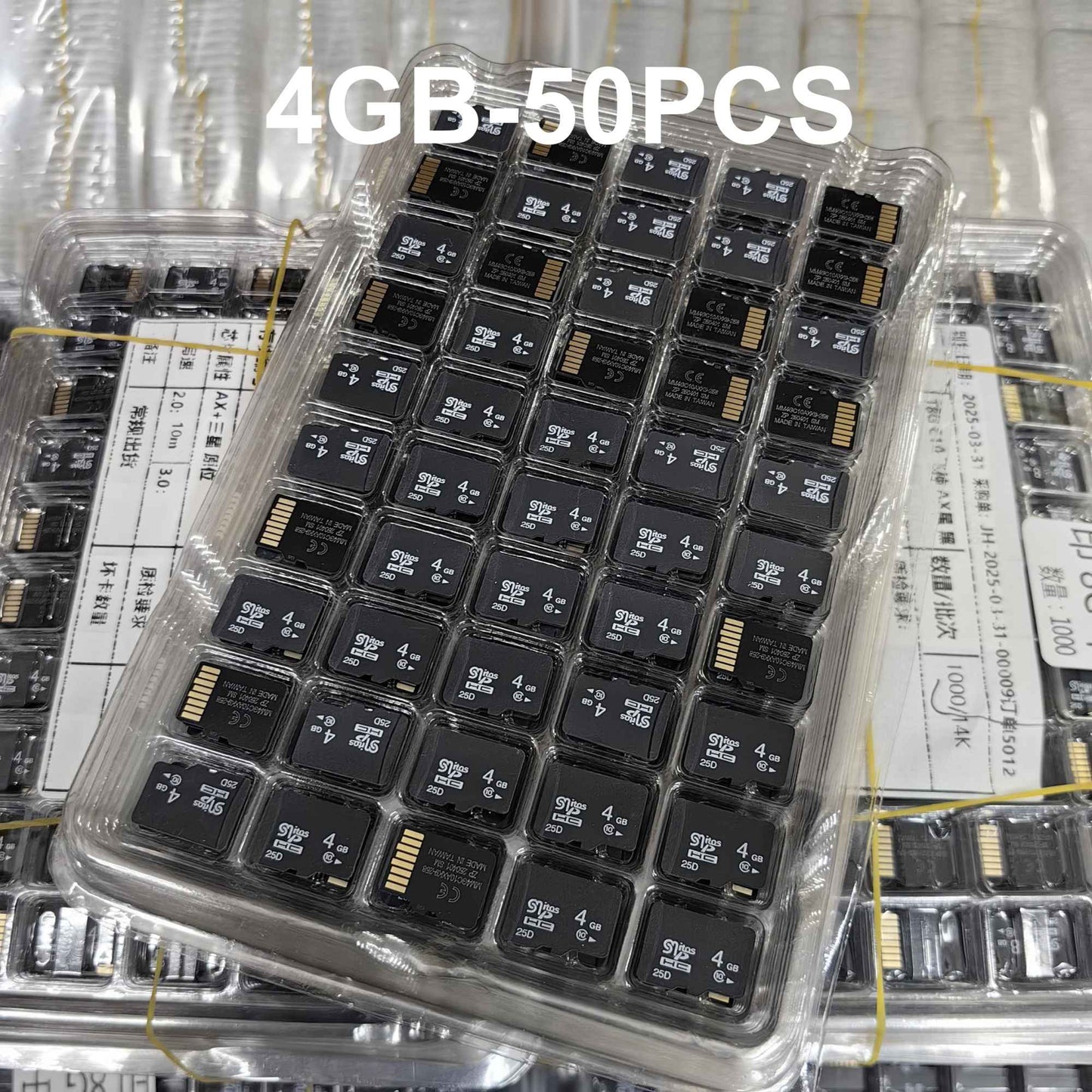 ?CeaMere 50Pcs SD TF Card Bundle, 2GB/8GB/32GB/64GB Class 10 U3 Memory Card for Smartphones Cameras Drones Action Cameras Table