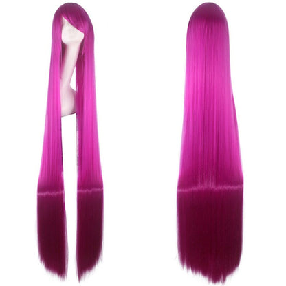 cosplay wig, ancient costume, men and women, long straight hair, anime, colored hair Synthetic fiber wig