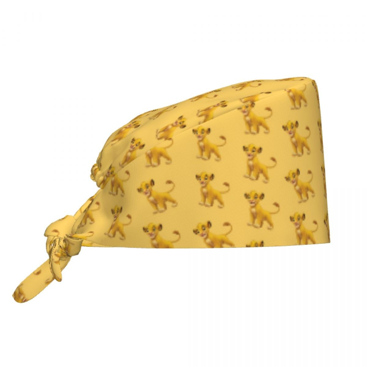 Boné cirúrgico personalizado O Rei Leão, divertido, para homens e mulheres, chapéu de esfoliação, gorro de enfermeira para dentista