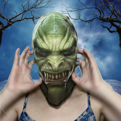 3D Digital Print Mask Creative Horror Cosplay Headscarf Halloween Party Hip Hop Headwear