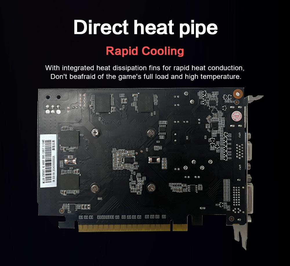 MLLSE Placa De Vídeo NVIDIA GTX 750TI 4GB GTX750 8GB GDDR5 128 bits PCIe 3.0 x16 Desktop Computador Gaming GPU Nova Placa Brasil