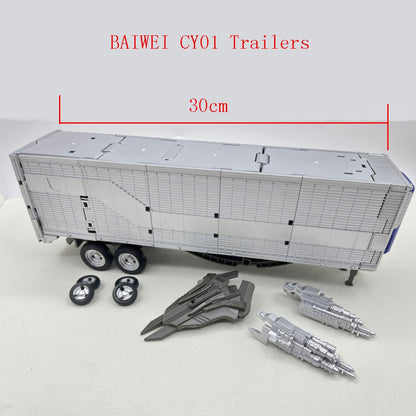 Transformation Toy Baiwei Optimus Commander Robot TW1022 Trailers Model CY01 Tactical Container TW1122 Action Deformation Figure