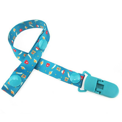 1pc Baby Pacifier Clip Chain: Soft material with cute design, secure clip prevents loss, guards baby's happy moments