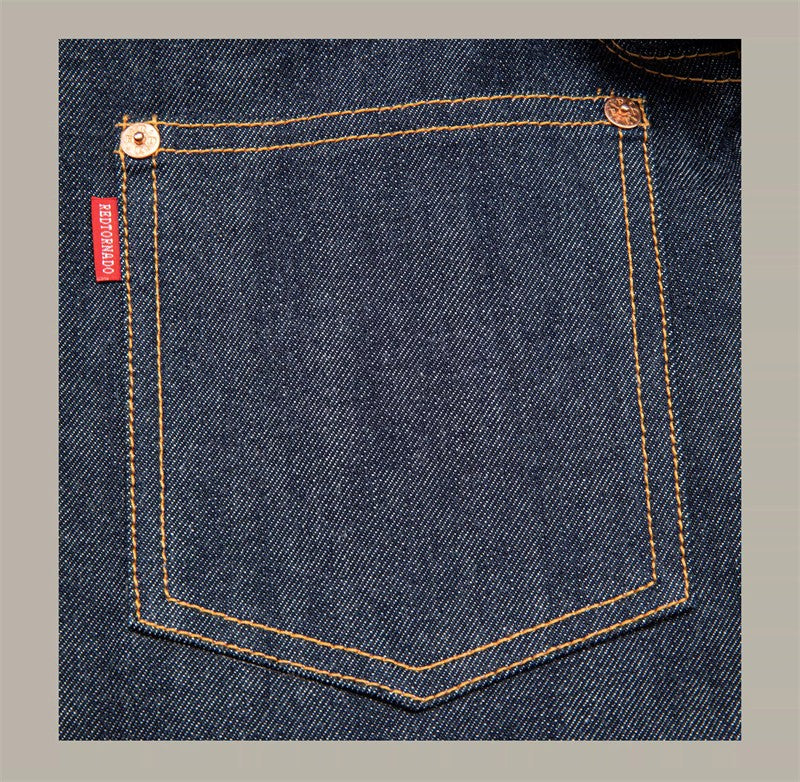 Red Tornado 506XX Jean Jacket American Casual Style Type 1 Selvedge Denim Blouse