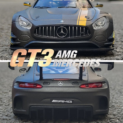 Motornax 1:24 Mercedes-Benz AMG GT3 Liga de Metal Fundido e Veículos de Brinquedo Modelo de Carro em Miniatura Carros de Brinquedo para Crianças