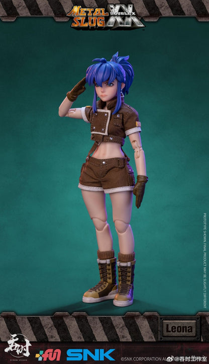 ?Original?TunShi Studio TS-012 Metal Slug XX? Leona Heidern 1/12 Action Figure Colecionáveis Modelos Brinquedos