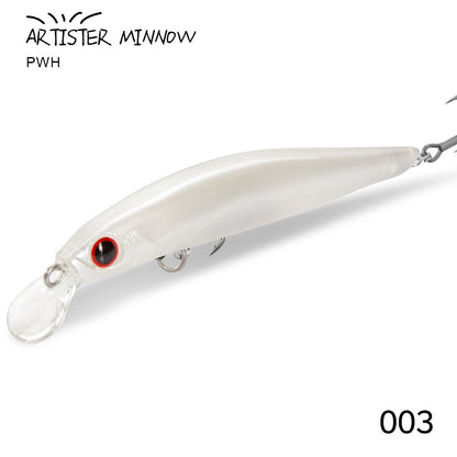 Isca de Pesca de Truta Hunthouse Isca Rígida Sinking Jerkbait 70/80/105mm 7/8.5/18.5g Artist Minnow Isca de Pesca Marinha Twitch Para Robalo