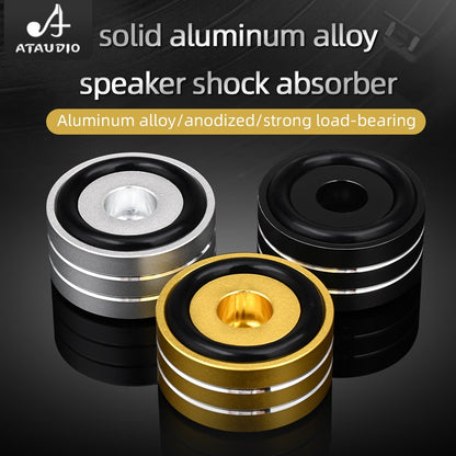 Super Premium 4PCS Hifi Speaker Spikes Pedestal Pés Pad Liga de Alumínio para Speaker DAC Pé Amortecedor