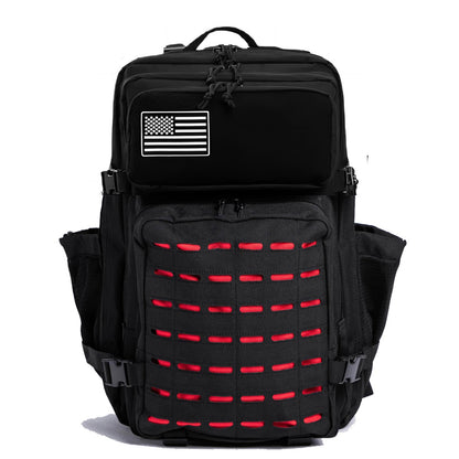 Mochila Impermeável 25L/50L com 2 Bolsos para Garrafas Academia Ao Ar Livre Viagem Caminhada Pesca Trekking Mochilas Bolsa para Notebook de 13 polegadas