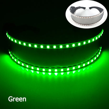 Cyberpunk Futuristic Luminous Glasses Rave Cyber light up Goggles LED glowing visor glasses for EDM music show props