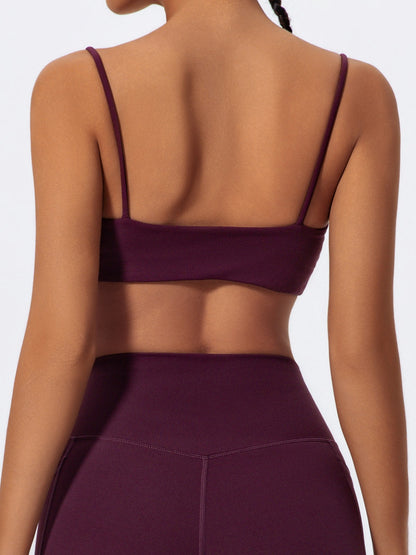 Ctenkevet Sling Yoga Bra Women Gym Workout Push Up Brassiere Female Outdoors Sports Underwear Women Fitness Shockproof Crop Top