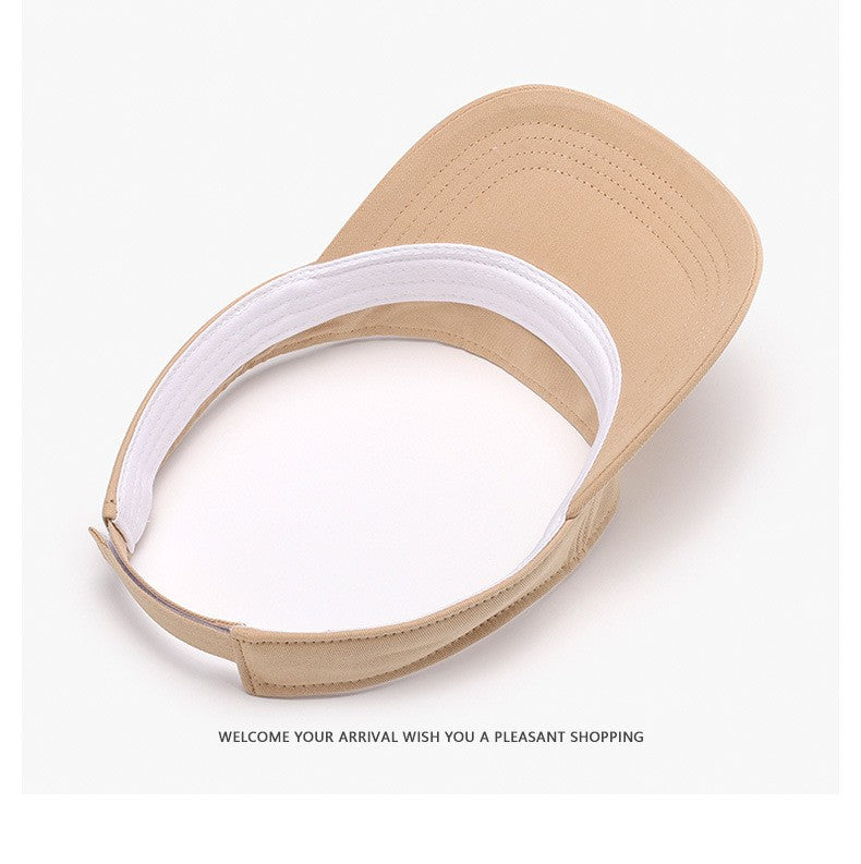 New Summer Sun Hats Men Women Cotton Outdoor Visor UV Protection Top Empty Sport Tennis Golf Running Sunscreen Baseball Cap