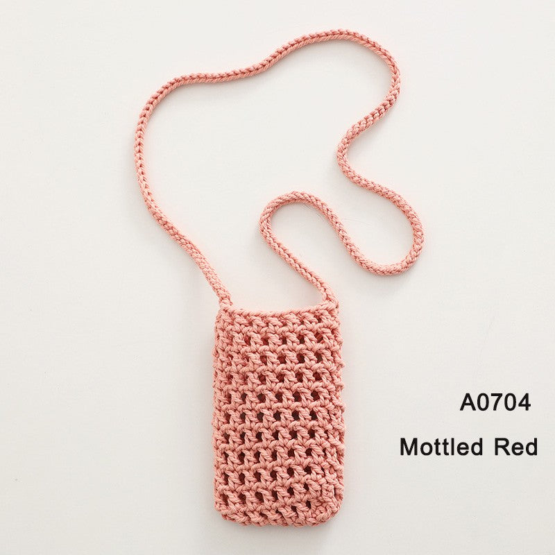 Handmade Crossbody Phone Purse - Openwork Shell Design Tote, Handmade Crossbody Phone Purse,Crochet Beach Bag