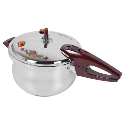 11L Pressure Cooker 80KPA Stainless Steel Multifunctional Multiple Security Guard with Ergonomic Handle Stovetop Pressure Cooker