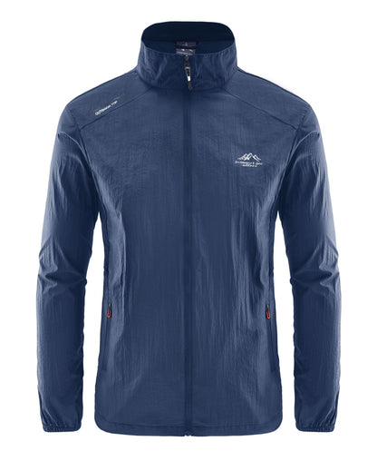 Summer Men's Sun Protection Casual Windproof Water resistant Ultrathin Jacket