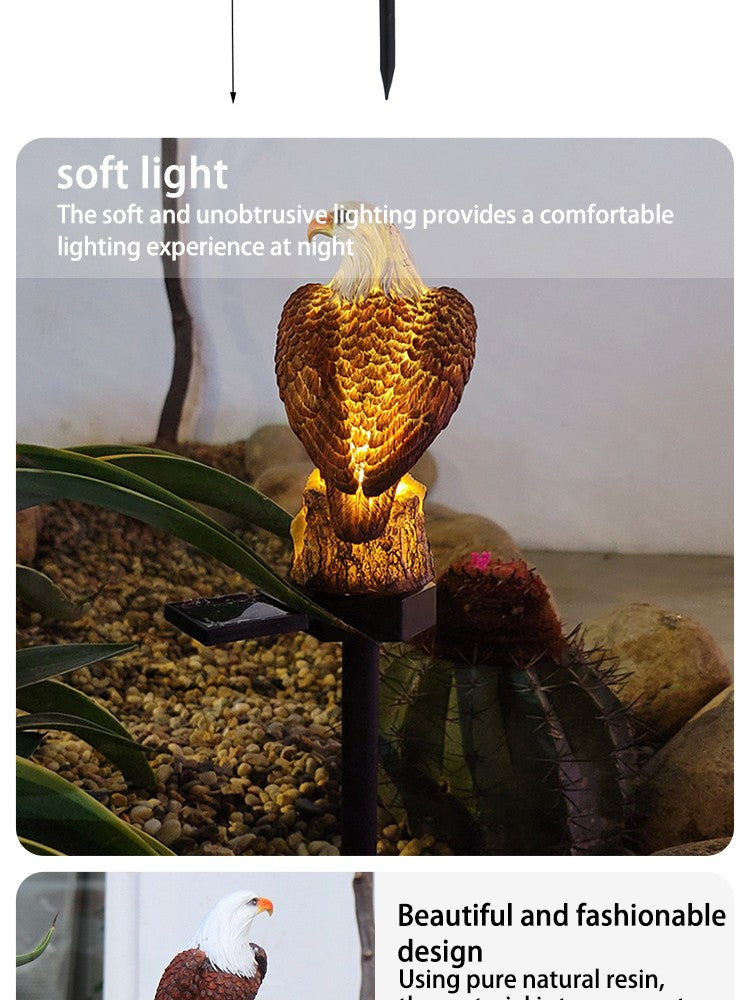 Solar Powered Eagle Lawn Light: Stunning Outdoor LED Garden Decorations Garden Decorative Lights