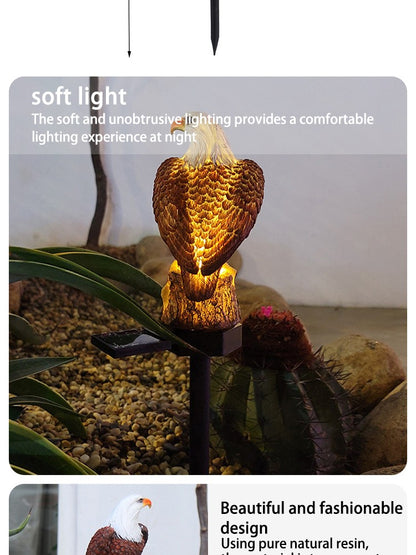 Solar Powered Eagle Lawn Light: Stunning Outdoor LED Garden Decorations Garden Decorative Lights