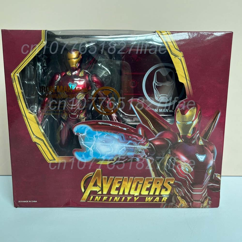 Iron Man Avengers MK85 Ironman MK50 Mark50 Nano Armor Luxury Set with Weapon Action Figure Model Toys Joint Movable Doll Gift ?